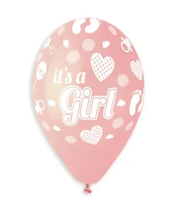 Μπαλόνια It’s a Girl Ροζ