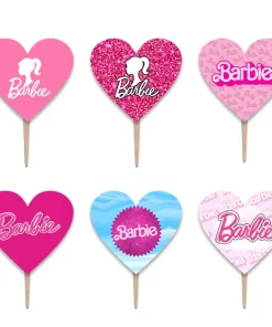 Οδοντογλυφίδες Καρδιά Barbie logo (6 τεμ)