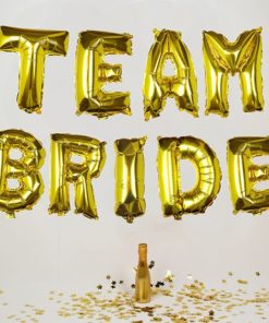 Μπαλόνι χρυσό Τeam Bride
