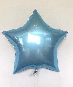 Μπαλόνι Foil Σε Σχήμα Αστέρι – Γαλάζιο Παστέλ