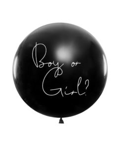 Boy or Girl Gender Reveal Balloon Με Μπλε Κομφετί