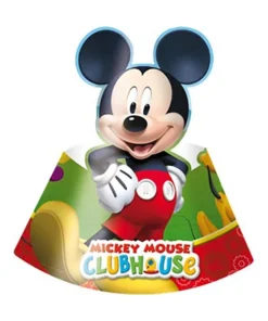 Καπελάκια Mε Κοπτικό ”Mickey Mouse Club House” (6 τεμάχια)