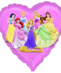 Μπαλόνι Φοιλ 18″ Καρδιά Princesses /46 εκ