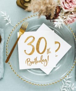 Χαρτοπετσέτες – 30th Birthday! (20τμχ)