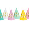 Καπελάκια για πάρτι πολύχρωμα – Happy birthday (6τμχ)