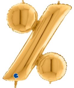 Μπαλόνι σύμβολο % Χρυσό