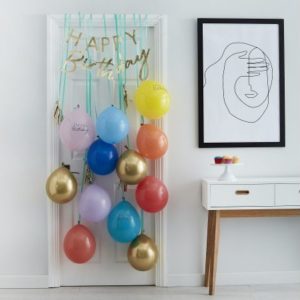 Διακοσμητικό κιτ HB γιά πόρτα με μπαλόνια Rainbow