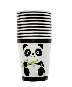 Χάρτινα Ποτήρια Panda (10τμχ)