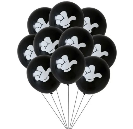 Μπαλόνι Μαύρο – Γάντι Mickey