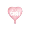 Μπαλόνι Καρδιά ροζ “It’s a girl”