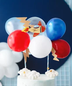 Διακόσμηση τούρτας Αεροπλάνο με Μπαλόνια