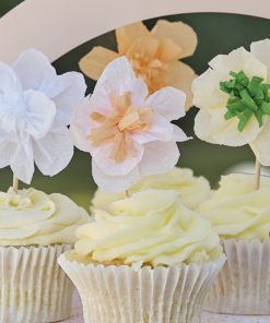 Διακοσμητικό τούρτας – Λουλούδια (12τμχ)