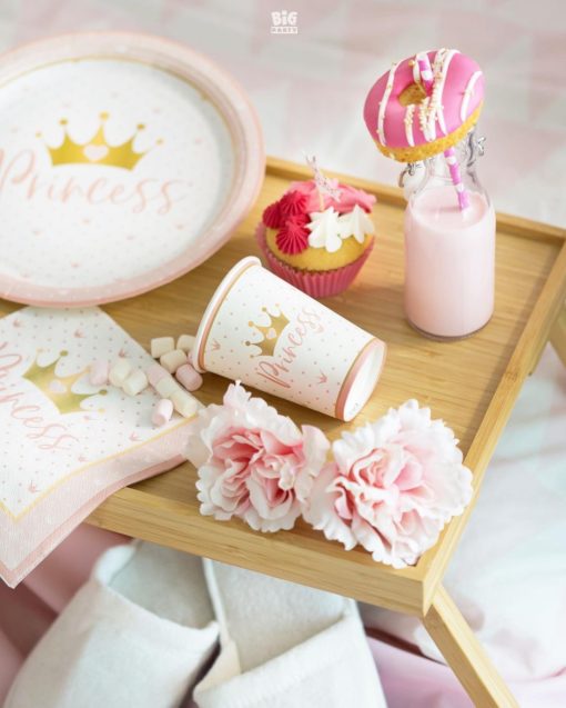 Χάρτινα Πιάτα Γλυκού – Πριγκίπισσα (8τμχ)