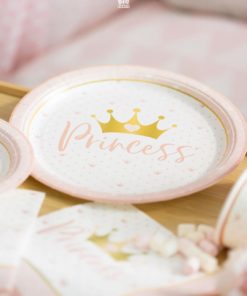 Χάρτινα Πιάτα Φαγητού – Πριγκίπισσα (8τμχ)