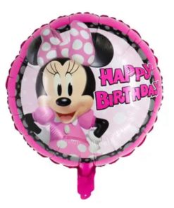 Μπαλόνι Foil Στρογγυλό Minnie Mouse – Happy Birthday
