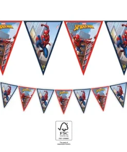 Τριγωνικά Σημαιάκια Spiderman – Crime Fighter 230 Cm