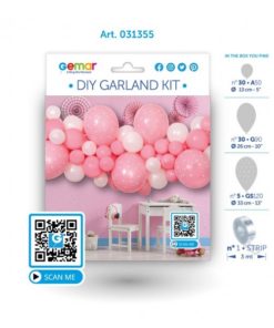 DIY Ροζ Γιρλάντα Με Μπαλόνια